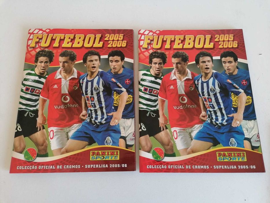 2 Cadernetas Panini Futebol 2005/06