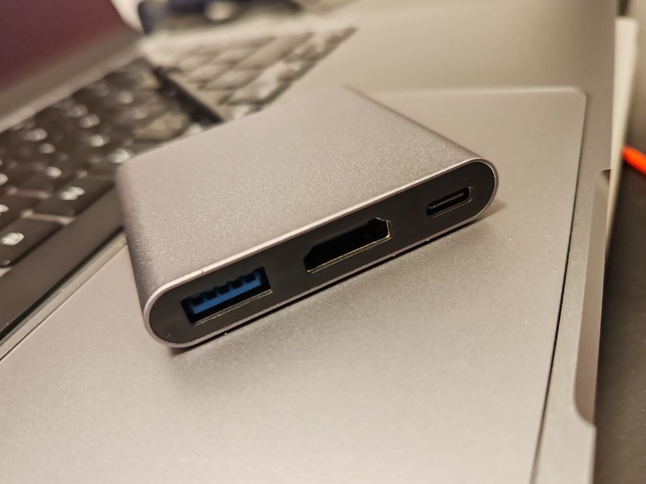 3-in-1 USB-C Adapter HDMI USB-A USB-C64551337387265121