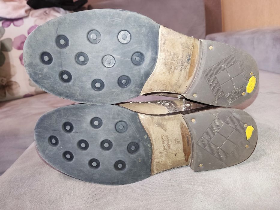 Кожаные сапоги челси оксфорд