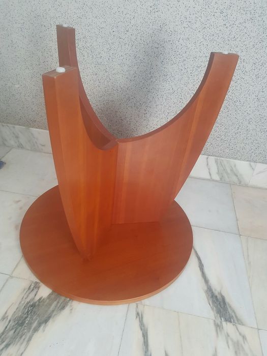 Mesa Redonda Cerejeira Maciça 51cm