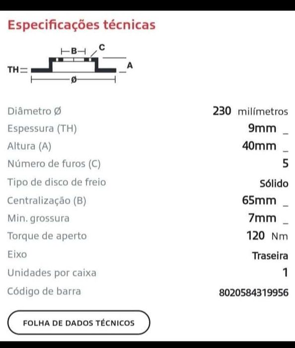 Conjunto 4 Discos Brembo Novos Audi A3 8l
