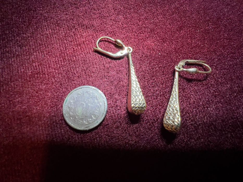 Kolczyki złote próba 525