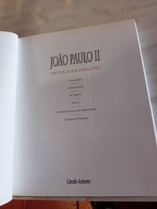 Livro João Paulo II Crónica em Imagens