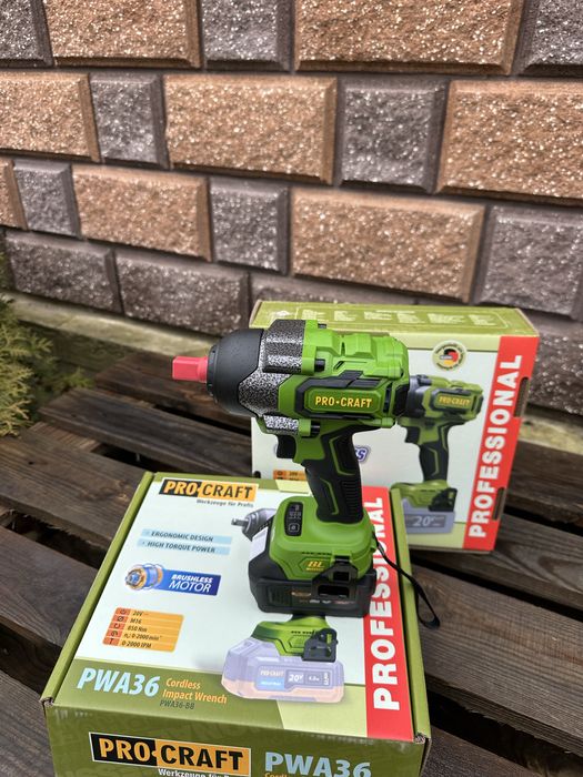 Акумуляторний гайковерт Procraft PWA36