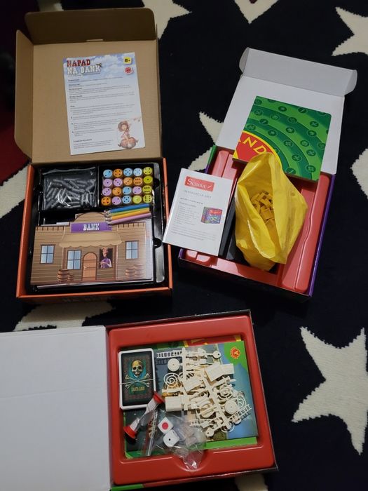 Zestaw 3 gier wiek 8+ i 7+