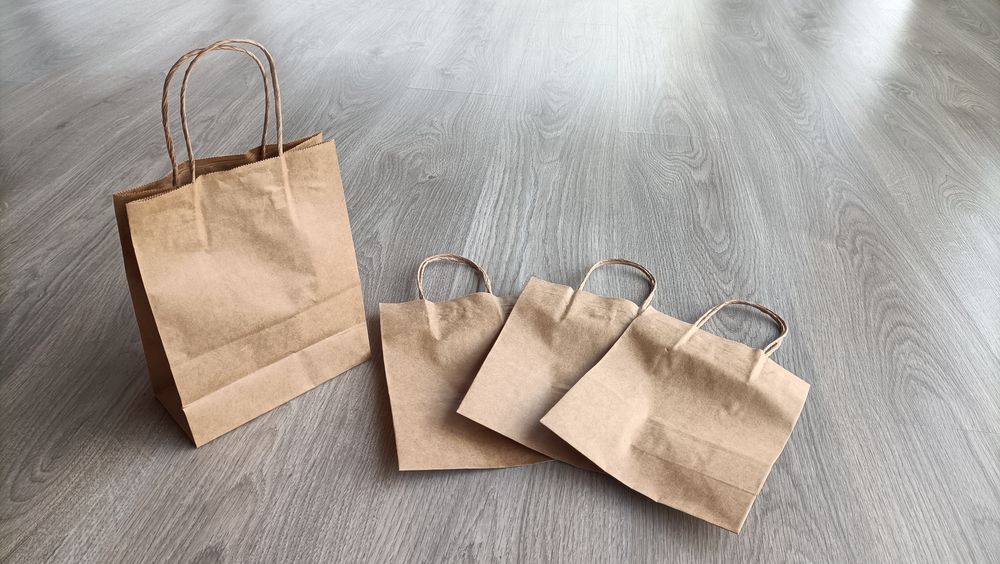 Sacos de papel Kraft