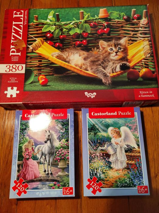 Пазлы разные новые Castorland puzzle Trefl