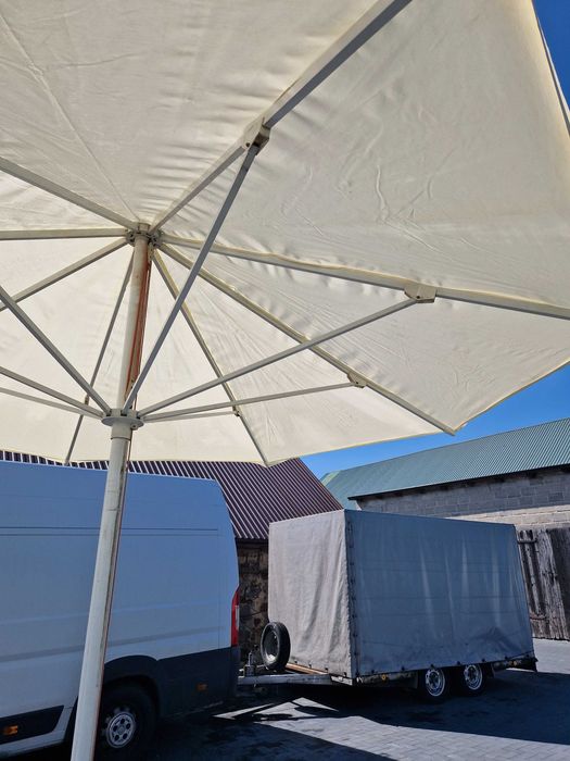 PARASOL ogrodowy Okrągły 3,5x 3,5m - SOLIDNY