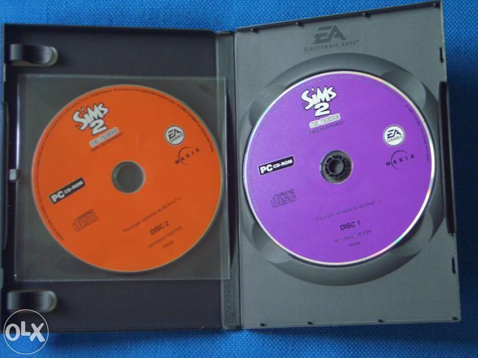 PC game Sims 2 EA Games Night with 2 CD-ROM64575407192321120
