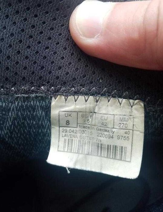 26,5 см. трекинговые кожаные ботинки lowa gore-tex. оригинал.