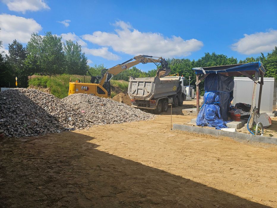 Wywóz odpadów zwałki gruzu z rozbiórki ziemi z gruzem wystawiam bdo