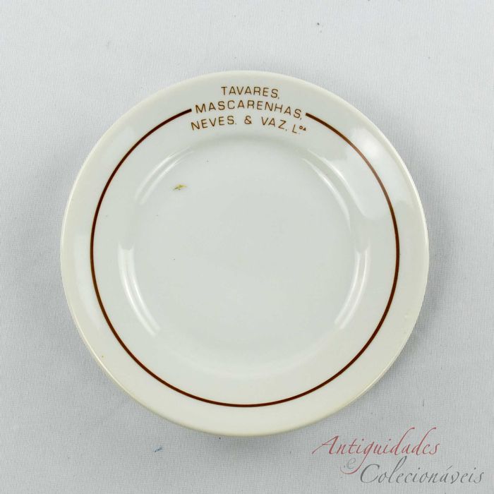 Chávena almoçadeira com prato Porcelana Artibus com publicidade