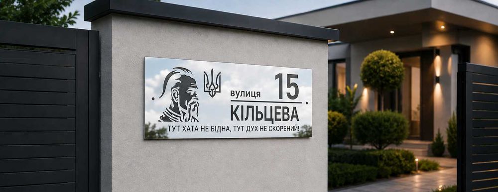 Адресна табличка преміум