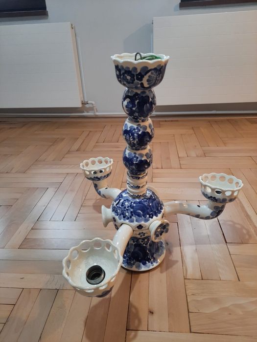 Żyrandol wiszący ceramiczny z włocławka