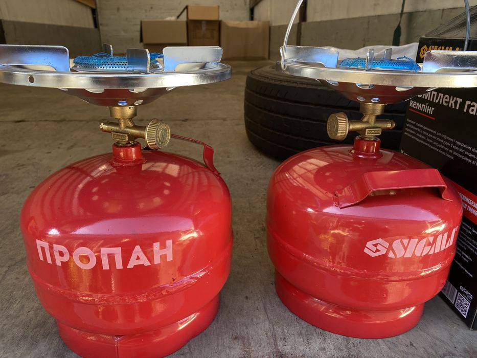 Газовые баллоны, плиты, печки для обогрева помещений!!!