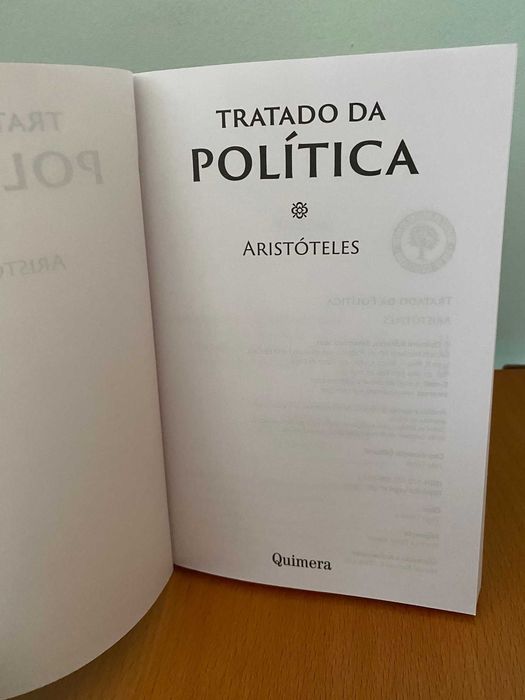 Tratado da Política - Aristóteles