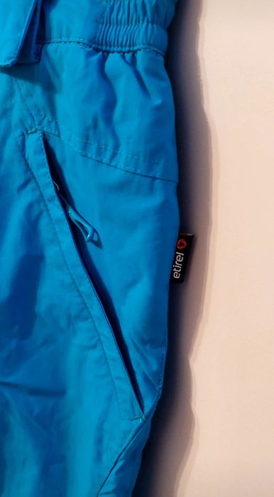 Jasnoniebieskie spodnie narciarskie, na narty, snowboard