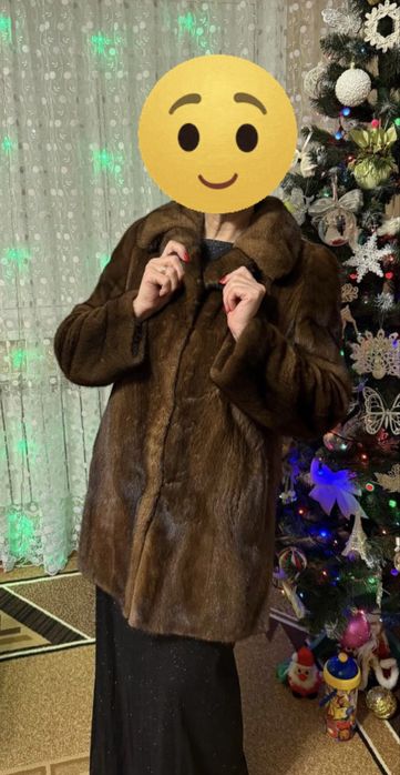 Шуба норкова 85 см