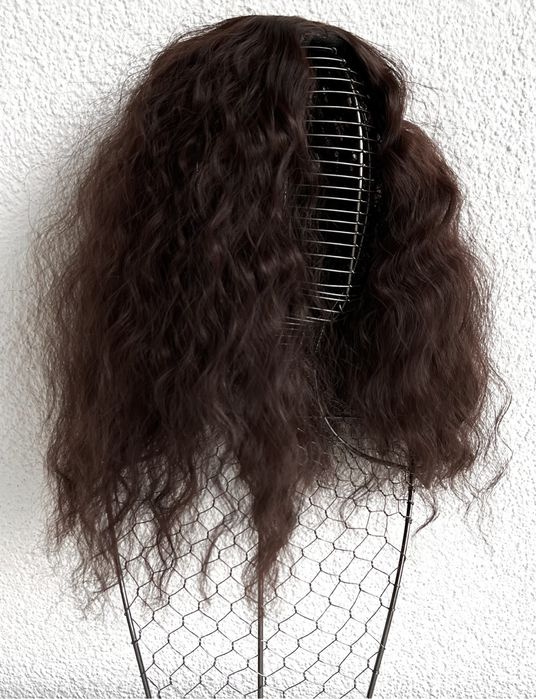 Premium Ultra włosy doczepiane, brązowy, topper, tupet 102.