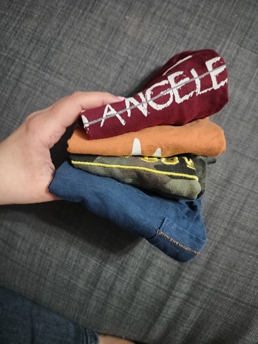 Komplet koszulek z długim rękawem