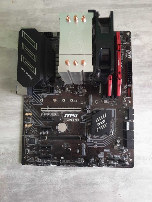 Комплект Intel Core i5-9600K+MSI Z390-A PRO+ОЗУ 16GB DDR4 3000MHz