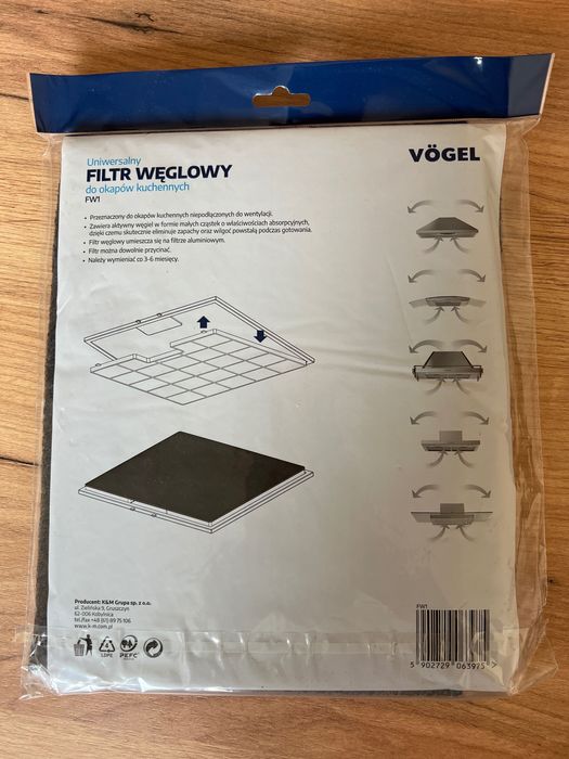 Filtr węglowy do okapów VÖGEL FW1