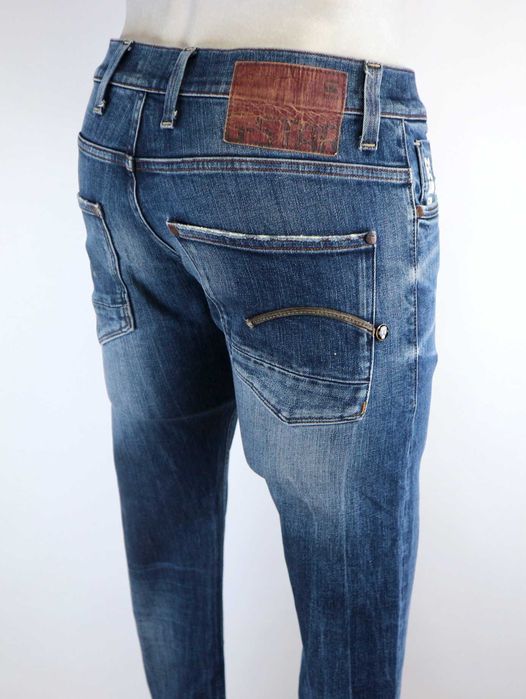 G-Star Defend Super Slim spodnie jeansy W30 L32 pas 2 x 41/42 cm