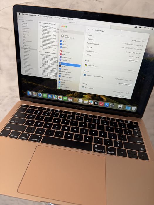 Macbook air 2019 i5 8gb 128ssd