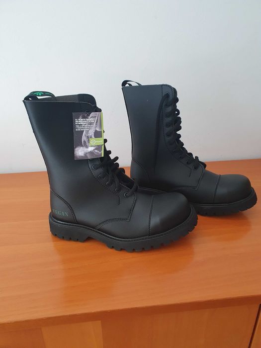 Botas NAE B-GUN Black vegetarian leather