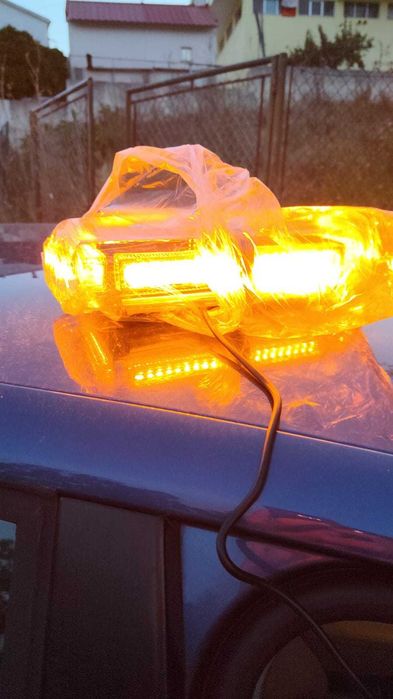 Barra LED de Emergência Magnética MY305EM 12-24V Âmbar | Nova