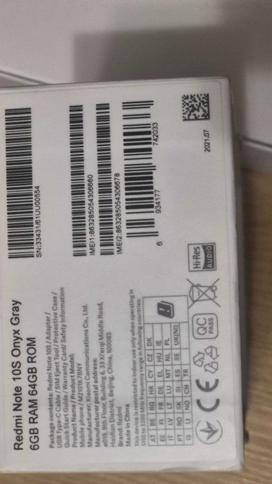 Telefon Redmi Note 10S