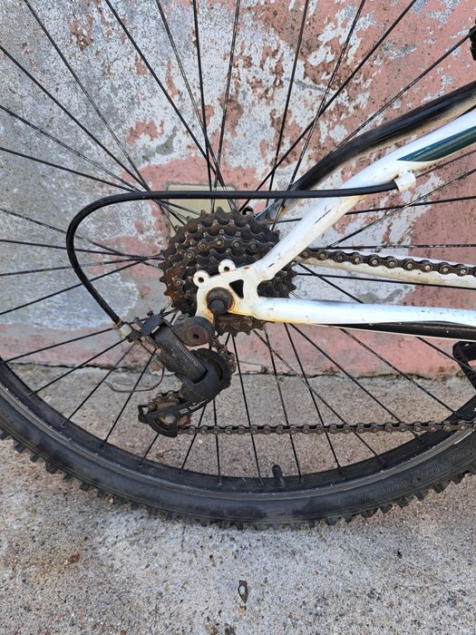 Bicicleta skoda com suspensão
