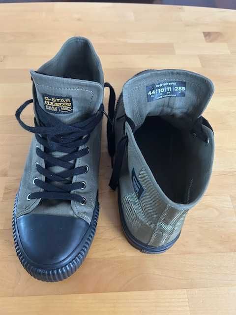 Zielone, wysokie trampki G-Star RAW