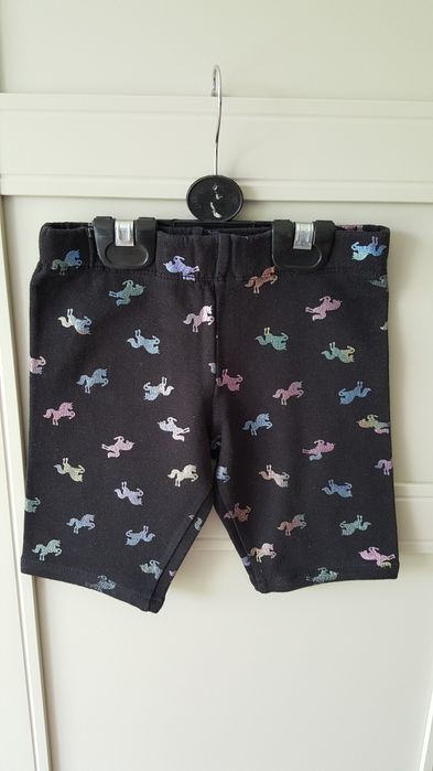 3 pary krótkie spodenki kolarki Young Style H&M r.110cm 5-6lat