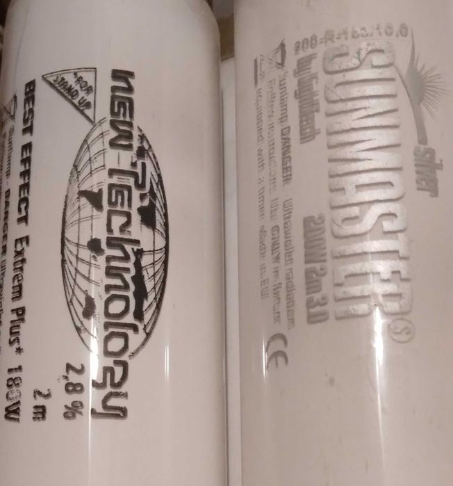 Лампи для солярію. Д - 200см, п - 180W, б/у, стан хороший