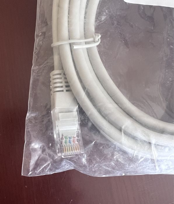 Мережевий кабель UTP CAT 5E 3M патч-корд интернет сетевой