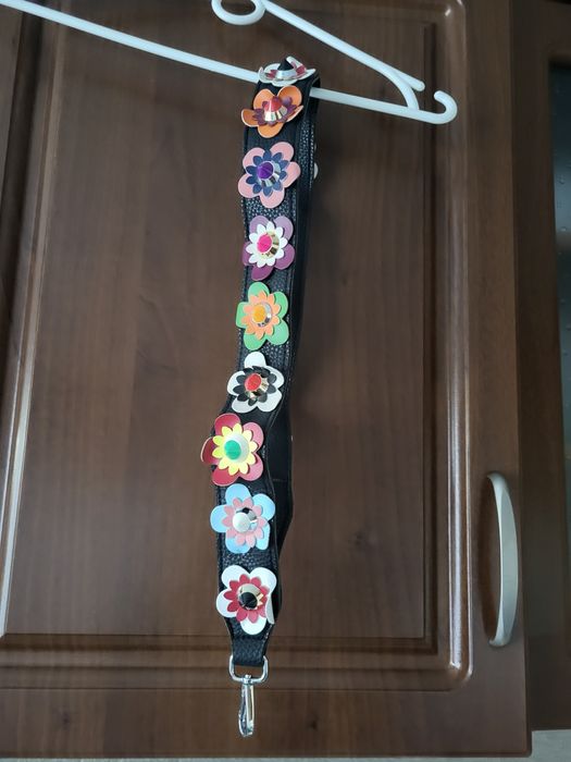 Pasek do torebki kwiaty 3d