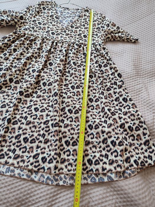 Sukienka panterka Shein babydoll S 36