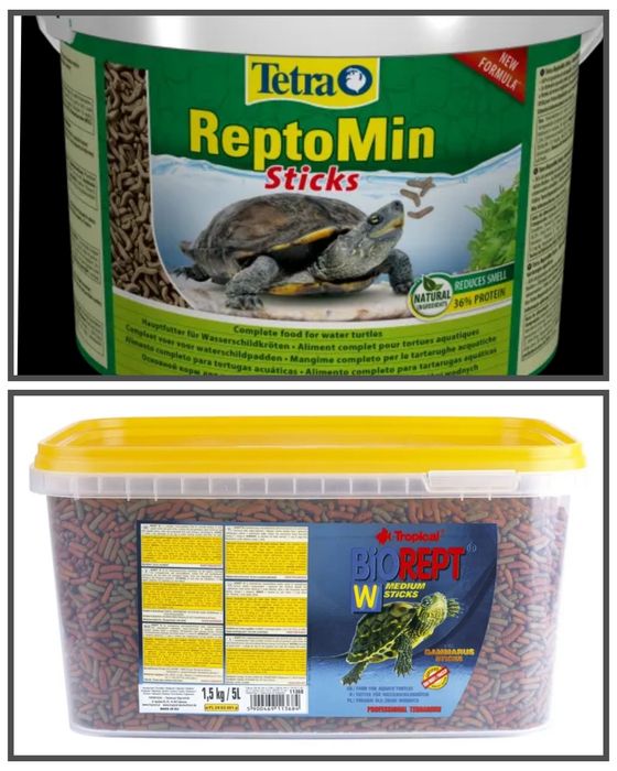 Корм для черепах рептилий Tetra Reptomin sticks Biorept W тетра