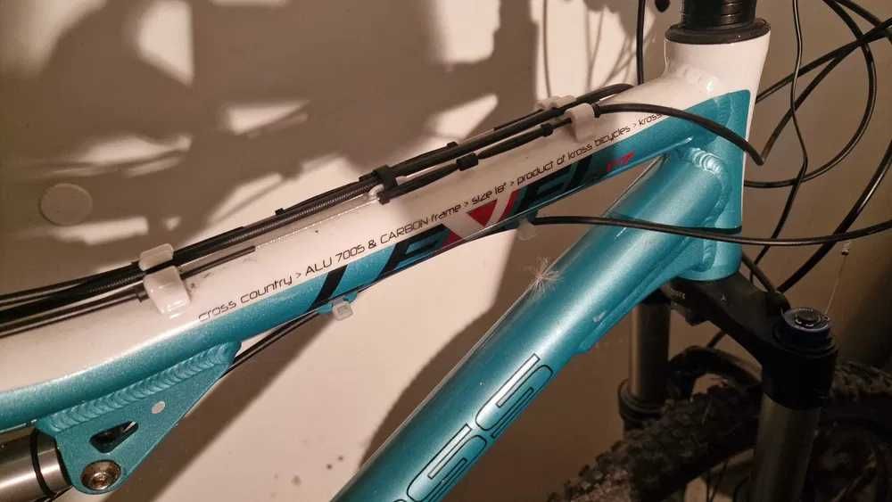 Rower M/L Full XC Kross Level Deore XT, hamulce tarczowe hydrauliczne