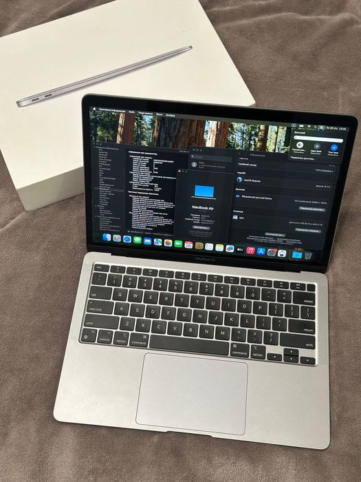Macbook Air 13 M1 8/256 A2337 100%