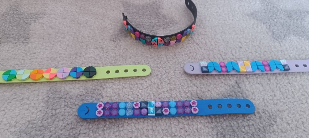 Bransoletki LEGO DOTS, 6 sztuk, jak nowe, zestaw