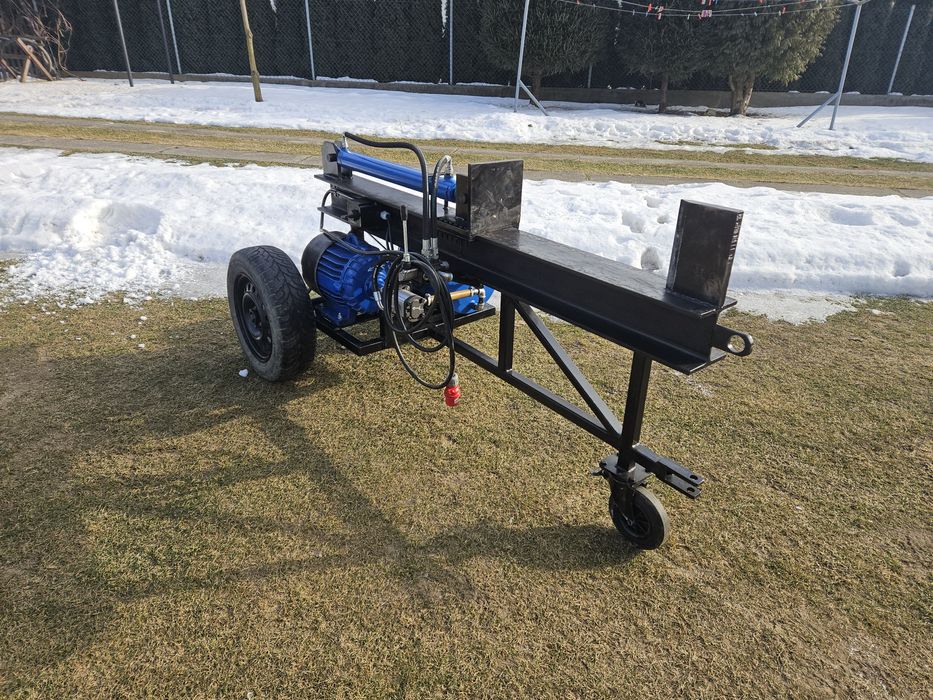 Łuparka do drewna hydrauliczna - mocna 5.5kw nowa pompa i rozdzielacz