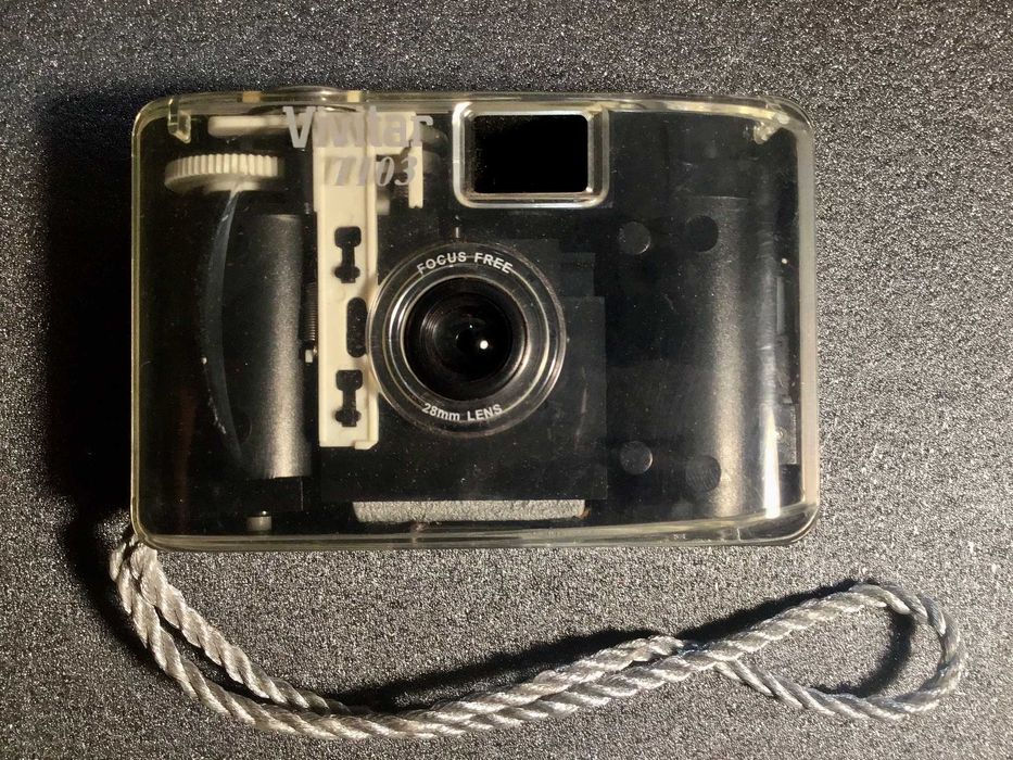 Câmera Fotográfica Vivitar T103 - Cobertura frontal transparente