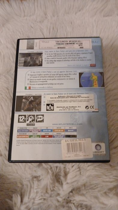 Jogo PC DVD splinter CELL
