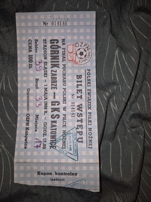 Bilet Górnik Zabrze - GKS Katowice