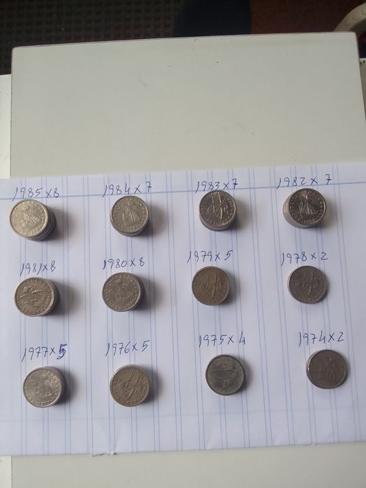 78 Moedas Portuguesas de 2,50 escudos