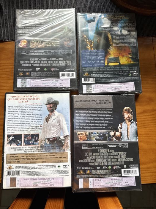 Coleção chuck Norris dvds selados