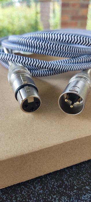 NOWY kabel mikrofonowy XLR 3m