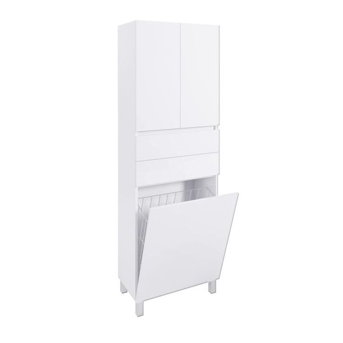 Coluna PLAY/ZEUS Chão 60 cm c/Tulha Branco lacado